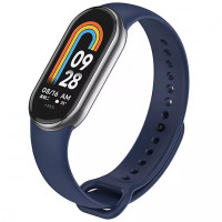 Силіконовий ремінець для Xiaomi Mi Band 8/9/10 - Темно-синій / Midnight blue