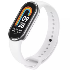 Силіконовий ремінець для Xiaomi Mi Band 8/9/10 - Білий / White