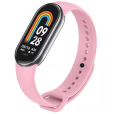 Силіконовий ремінець для Xiaomi Mi Band 8/9/10 - Рожевий / Light pink