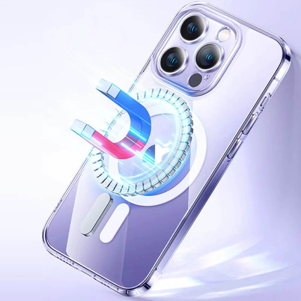 Чохол TPU Clear Case with MagSafe для Apple iPhone 12 Pro / 12 (6.1) — Прозорий