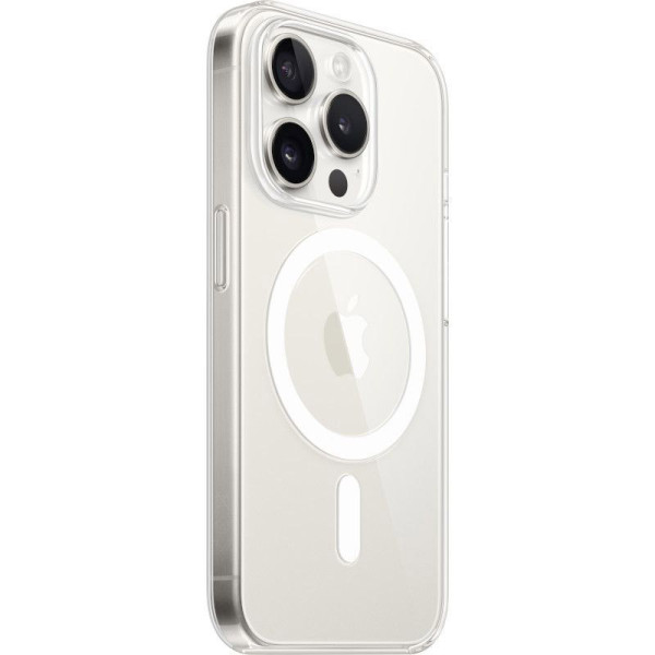 Чохол TPU Clear Case with MagSafe для Apple iPhone 13 Pro (6.1) - Прозорий