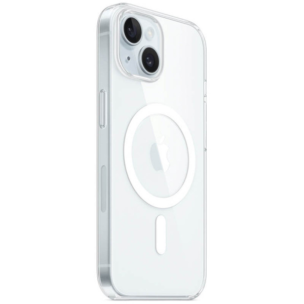 Чохол TPU Clear Case with MagSafe для Apple iPhone 13 / 14 (6.1) — Прозорий