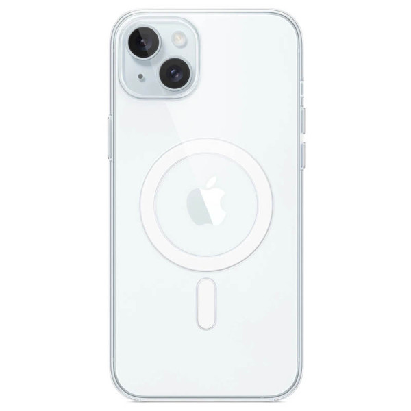 Чохол TPU Clear Case with MagSafe для Apple iPhone 13 / 14 (6.1) — Прозорий