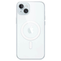 Чохол TPU Clear Case with MagSafe для Apple iPhone 15 (6.1) - Прозорий