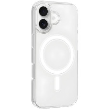 Чохол TPU Clear Case with MagSafe для Apple iPhone 16 (6.1) - Прозорий