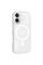 Чохол TPU Clear Case with MagSafe для Apple iPhone 16 (6.1) - Прозорий