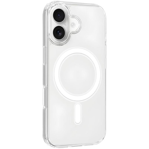 Чохол TPU Clear Case with MagSafe для Apple iPhone 16 (6.1) - Прозорий