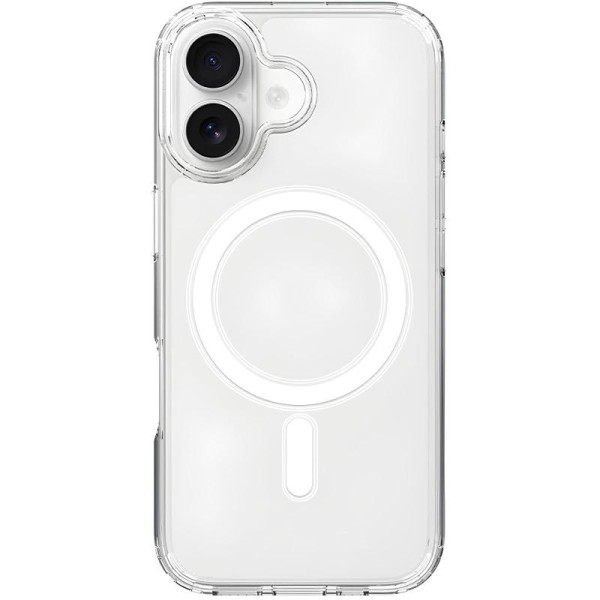 Чохол TPU Clear Case with MagSafe для Apple iPhone 16 (6.1) - Прозорий