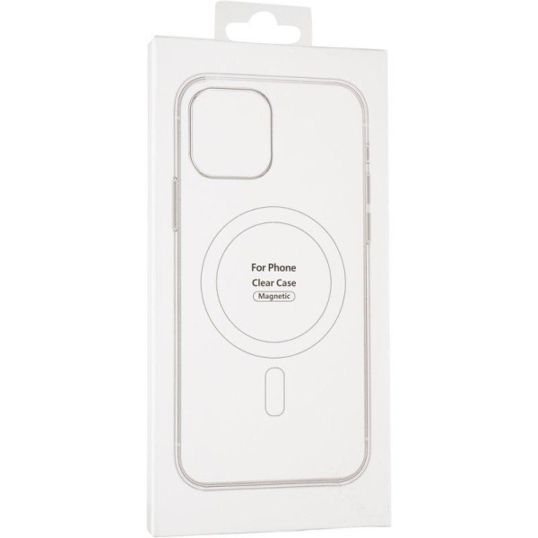 Чохол TPU Clear Case with MagSafe для Apple iPhone 16 Pro (6.3) - Прозорий