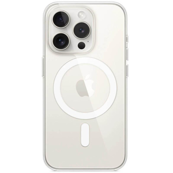 Чохол TPU Clear Case with MagSafe для Apple iPhone 16 Pro Max (6.9) - Прозорий