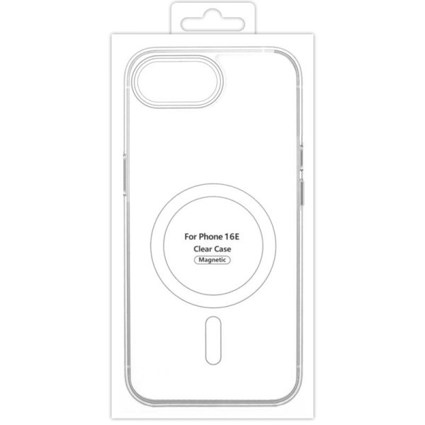Чохол TPU Clear Case with MagSafe для Apple iPhone 16e / 17e (6.1) - Прозорий