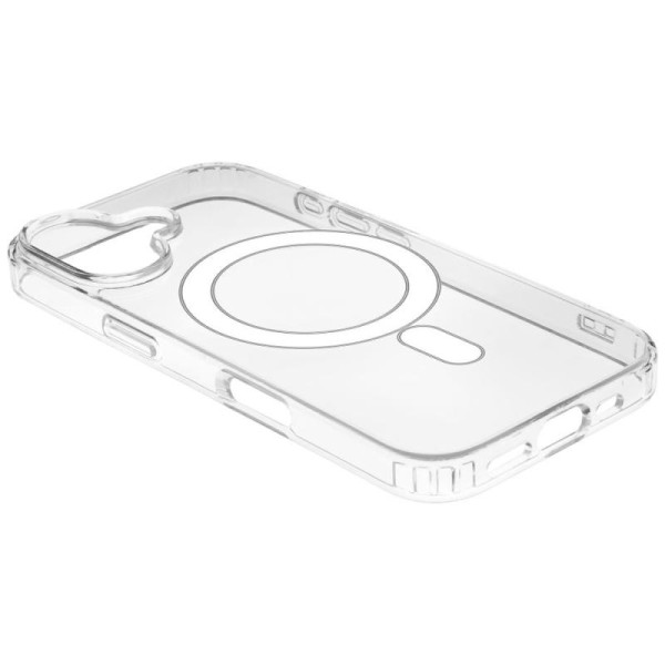 Чохол TPU Clear Case with MagSafe для Apple iPhone 17 (6.3) - Прозорий