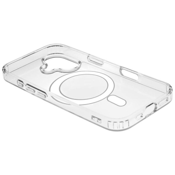 Чохол TPU Clear Case with MagSafe для Apple iPhone 17 (6.3) - Прозорий