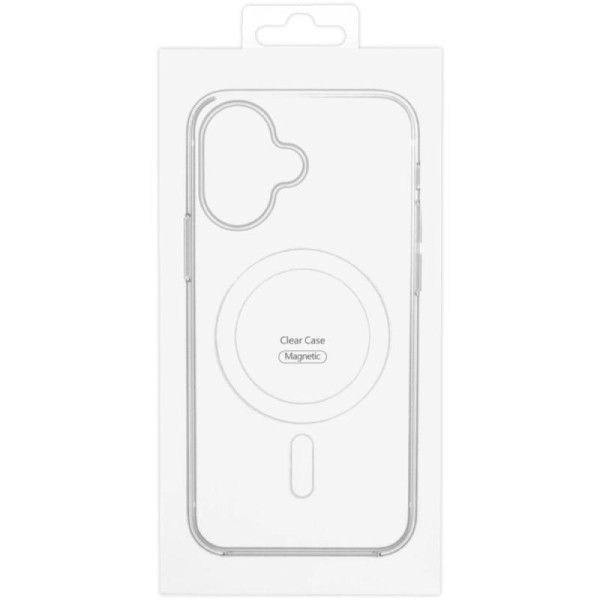 Чохол TPU Clear Case with MagSafe для Apple iPhone 17 (6.3) - Прозорий