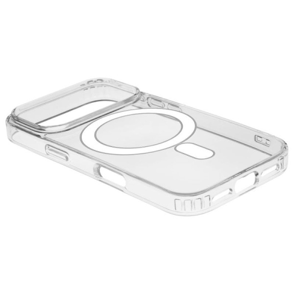 Чохол TPU Clear Case with MagSafe для Apple iPhone 17 Pro (6.3) - Прозорий