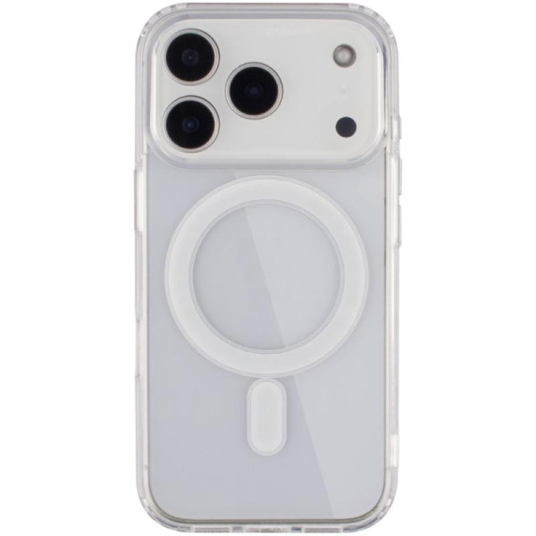 Чохол TPU Clear Case with MagSafe для Apple iPhone 17 Pro (6.3) - Прозорий