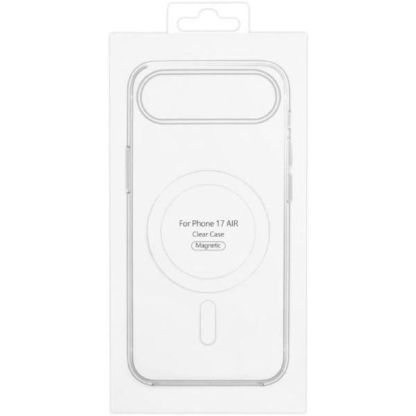 Чохол TPU Clear Case with MagSafe для Apple iPhone 17 Air (6.5) - Прозорий