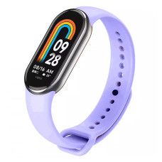 Силіконовий ремінець для Xiaomi Mi Band 8/9/10 - Бузковий / Elegant Purple