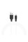 Дата кабель Hoco X21 Silicone MicroUSB Cable (1m) - Чорний / Білий - фото
