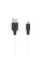 Дата кабель Hoco X21 Silicone MicroUSB Cable (1m) - Чорний / Білий - фото