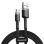 Дата кабель Baseus Cafule USB to MicroUSB Cable 2.4A (1m) (CAMKLF-B) - Сірий / Чорний