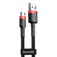 Дата кабель Baseus Cafule USB to MicroUSB Cable 1.5A (2m) (CAMKLF-C) - Красный / Черный