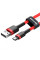 Дата кабель Baseus Cafule USB to MicroUSB Cable 2.4A (1m) (CAMKLF-B) - Червоний - фото