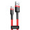 Дата кабель Baseus Cafule USB to MicroUSB Cable 2.4A (1m) (CAMKLF-B) - Червоний