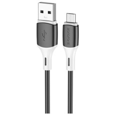 Дата кабель Borofone BX79 USB to MicroUSB (1m) - Черный
