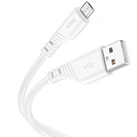 Дата кабель Hoco X97 Crystal color USB to MicroUSB (1m) - White