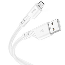 Дата кабель Hoco X97 Crystal color USB to MicroUSB (1m) - White