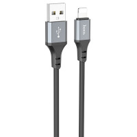 Дата кабель Hoco X86 Spear USB to MicroUSB (1m) - Black
