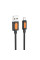 Дата кабель Borofone BX114 Structure USB to MicroUSB 2.4A (1m) - Black - фото