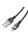 Дата кабель Hoco X109 Energy silicone USB to MicroUSB (1m) - Black - фото