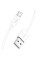Дата кабель Hoco X87 Magic silicone USB to MicroUSB (1m) - White - фото