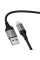 Дата кабель Hoco X121 Nuevo USB to MicroUSB 2.4A (1.5m) - Black - фото