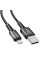 Дата кабель Acefast C1-02 USB to Lightning 2.4A (1.2m) - Black - фото