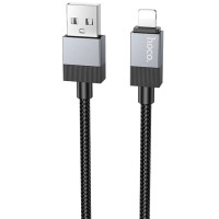 Дата кабель Hoco X110 Honorific USB to Lightning 2.4A (1m) - Black