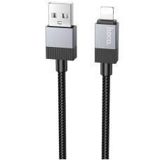 Дата кабель Hoco X110 Honorific USB to Lightning 2.4A (1m) - Black
