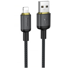 Дата кабель Hoco X128 Benefit USB to Lightning 12W (1m) - Black