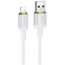 Дата кабель Hoco X128 Benefit USB to Lightning 12W (1m) - White