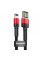 Дата кабель Baseus Cafule USB to Lightning Special Edition 2.4A (1m) (CALKLF-G) - Чорний / Червоний - фото