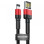 Дата кабель Baseus Cafule USB to Lightning Special Edition 2.4A (1m) (CALKLF-G) - Чорний / Червоний