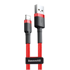 Дата кабель Baseus Cafule USB to Lightning 1.5A (2m) (CALKLF-C) - Червоний / Чорний