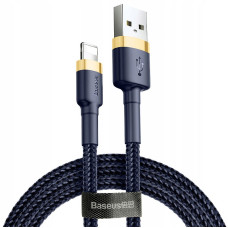 Дата кабель Baseus Cafule USB to Lightning 1.5A (2m) (CALKLF-C) - Золотий / Синій