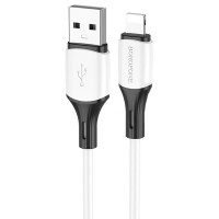 Дата кабель Borofone BX79 USB to Lightning (1m) - Білий