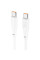 Дата кабель Hoco X93 Force Type-C to Type-C 100W (1m) - White - фото