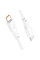Дата кабель Hoco X93 Force Type-C to Type-C 100W (1m) - White - фото