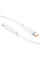 Дата кабель Hoco X93 Force Type-C to Type-C 100W (1m) - White - фото
