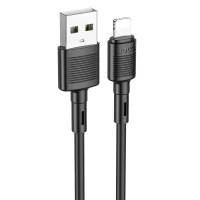 Дата кабель Hoco X83 Victory USB to Lightning (1m) - Black